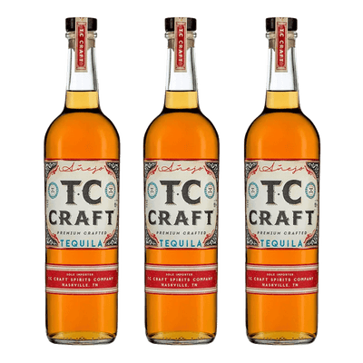 3 PACK - TC CRAFT Anejo Tequila 750ml - TC CRAFT Tequila