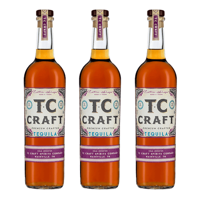 3 PACK - TC CRAFT Extra Anejo Tequila 750ml - TC CRAFT Tequila