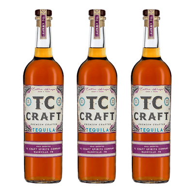 3 PACK - TC CRAFT Extra Anejo Tequila 750ml - TC CRAFT Tequila