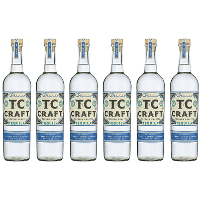 6 PACK - TC CRAFT Blanco Tequila 750ml - TC CRAFT Tequila