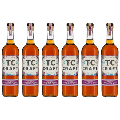 6 PACK - TC CRAFT Extra Anejo Tequila 750ml - TC CRAFT Tequila