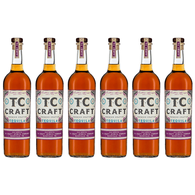 6 PACK - TC CRAFT Extra Anejo Tequila 750ml - TC CRAFT Tequila
