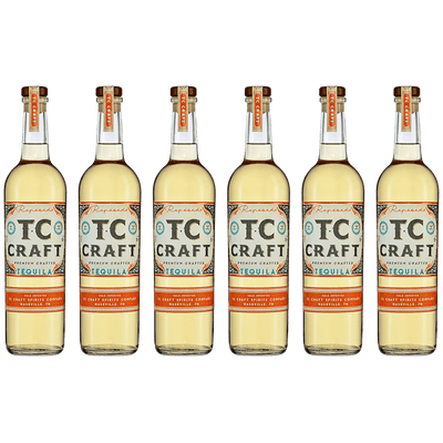 6 PACK - TC CRAFT Reposado Tequila 750ml - TC CRAFT Tequila